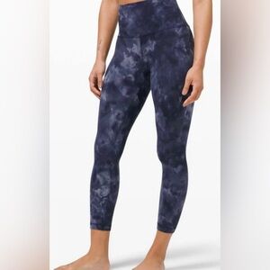 EUC! Lululemon Align Crop 21" Leggings - Navy 0